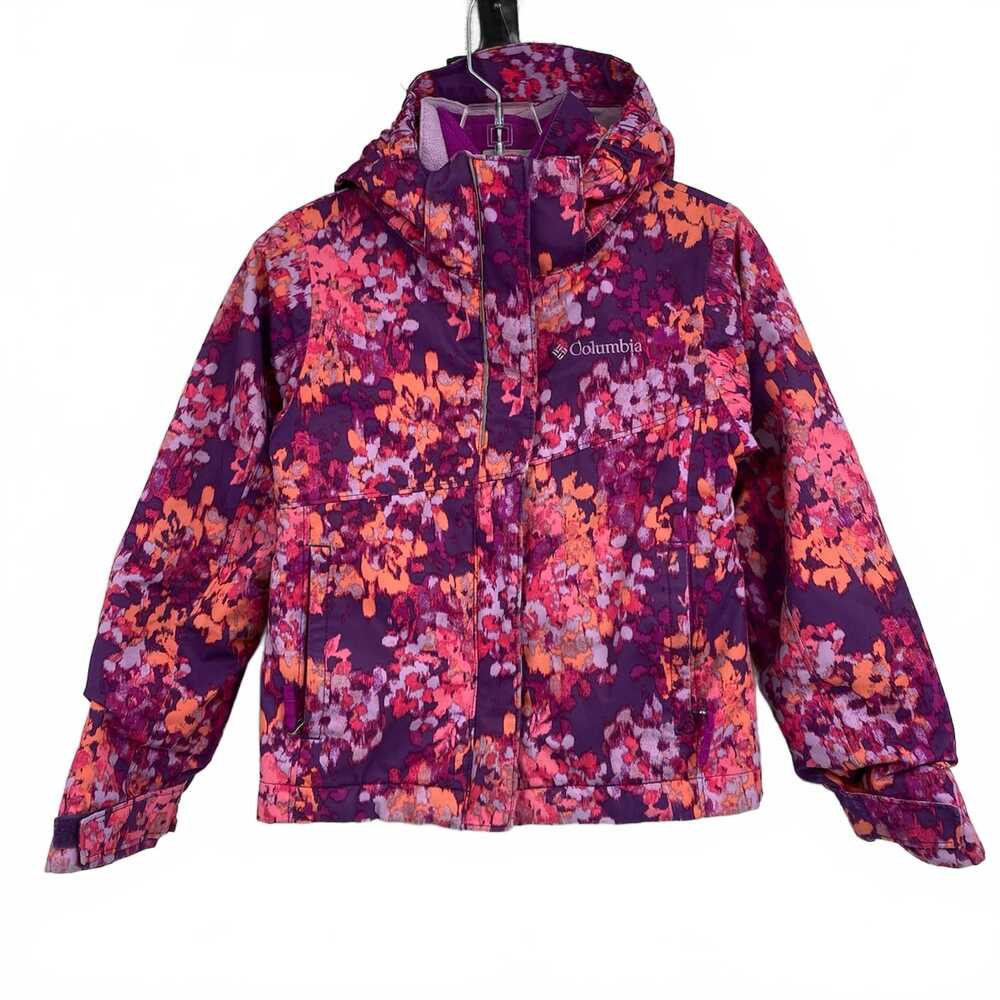 Columbia Purple Pink Interchange Winter Coat | Girlsโ 4 Regular